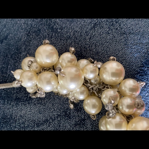 JCrew Pearl Cluster with Cubic Zirconia Necklace - Picture 6 of 6